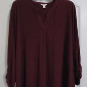Cato Deep Red Blouse